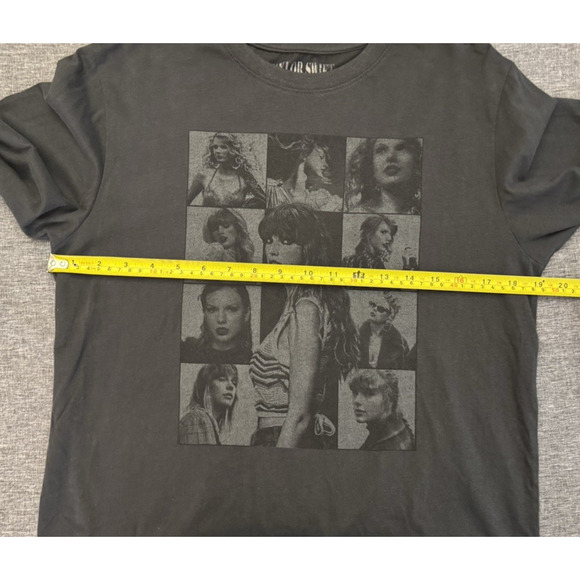 Taylor Swift The Eras Tour Merch Gray Long Sleeve Tee Cotton Unisex Young Size L - Picture 3 of 5